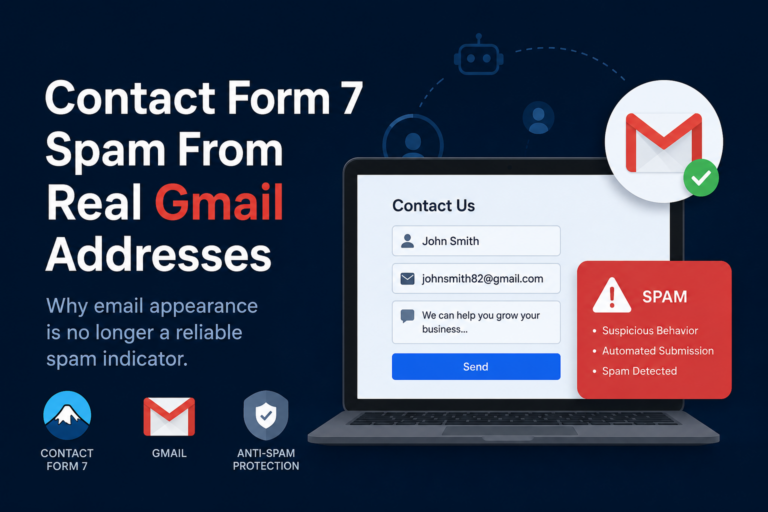 Contact Form 7 Spam From Real Gmail Addresses